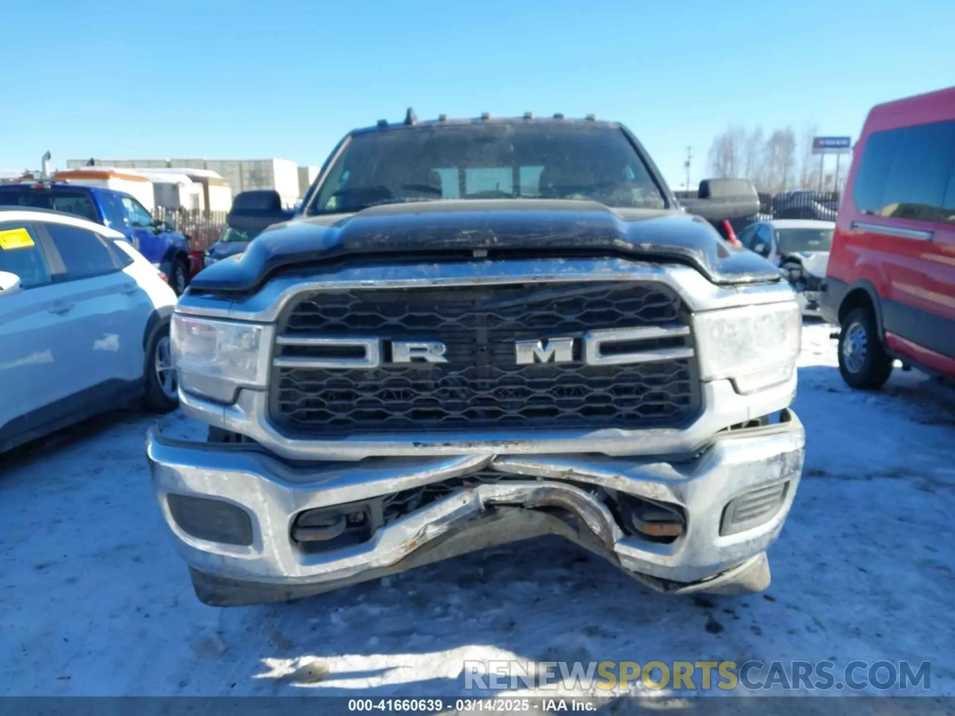 12 Photograph of a damaged car 3C63R3GJ9MG689788 RAM 3500 2021