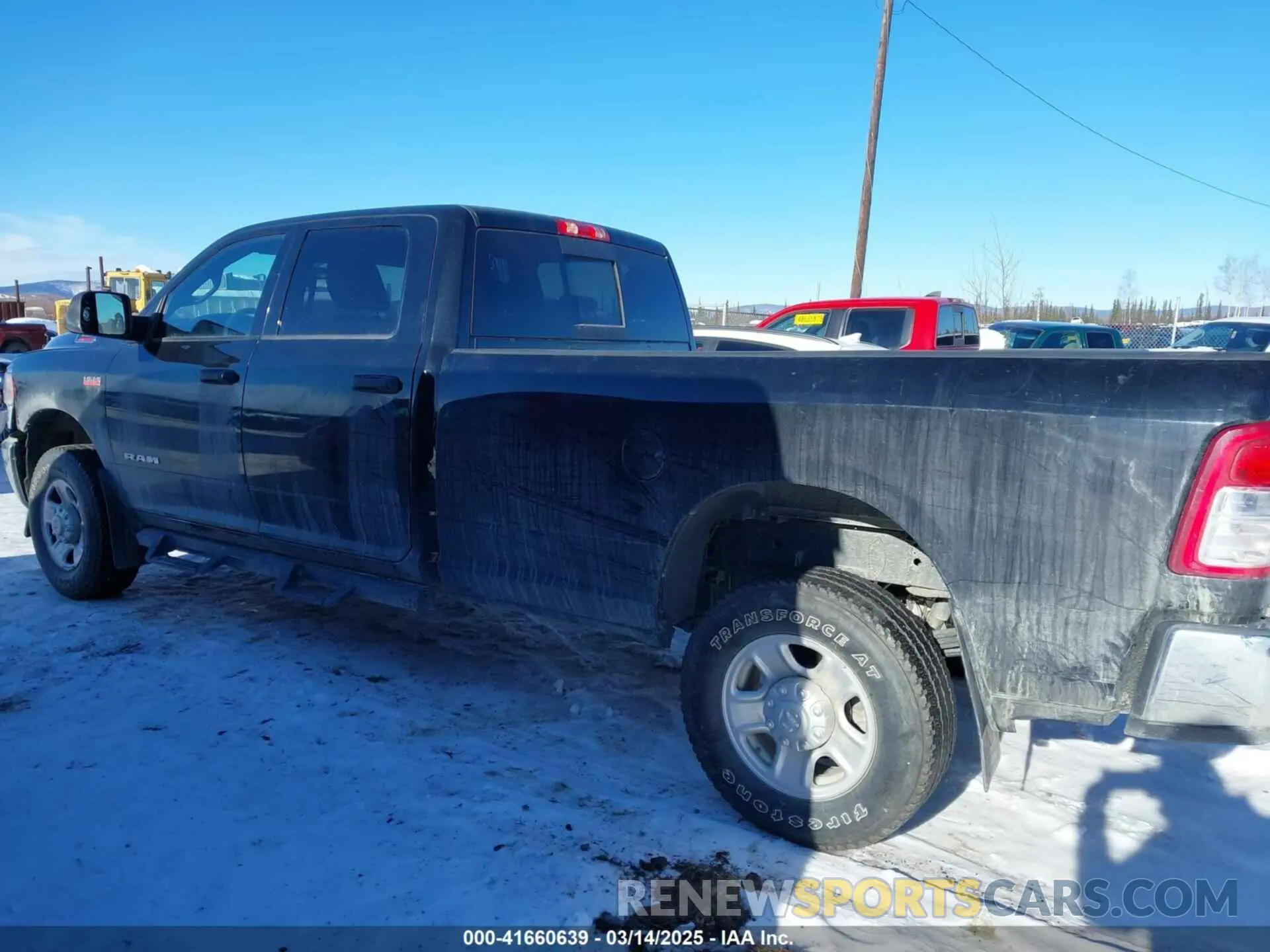 14 Photograph of a damaged car 3C63R3GJ9MG689788 RAM 3500 2021
