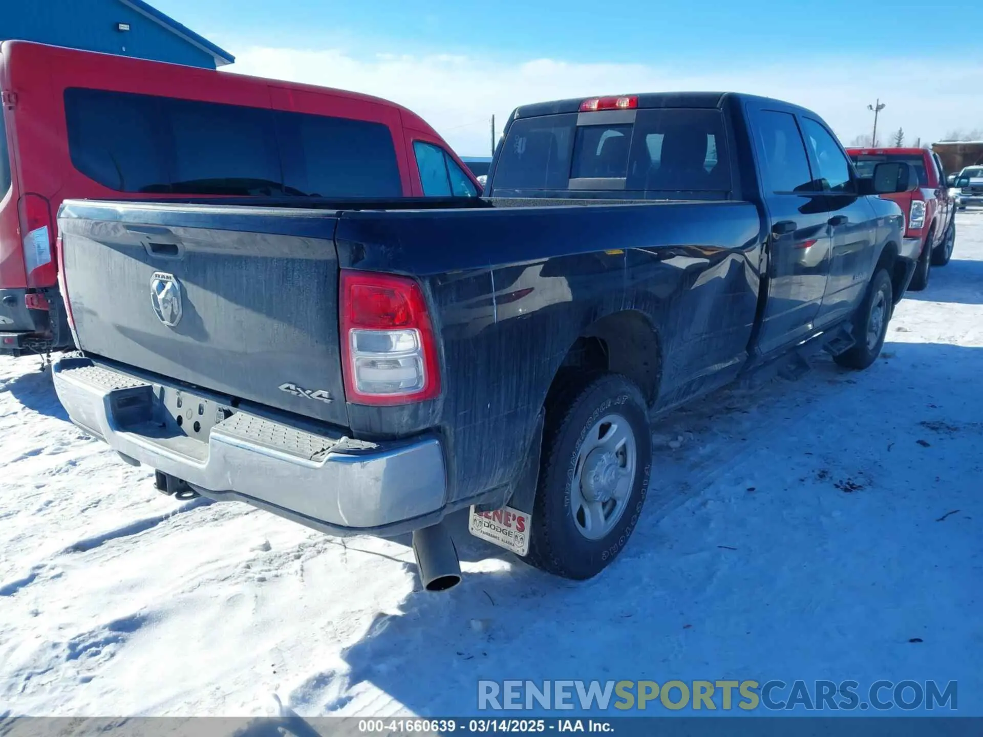 4 Photograph of a damaged car 3C63R3GJ9MG689788 RAM 3500 2021