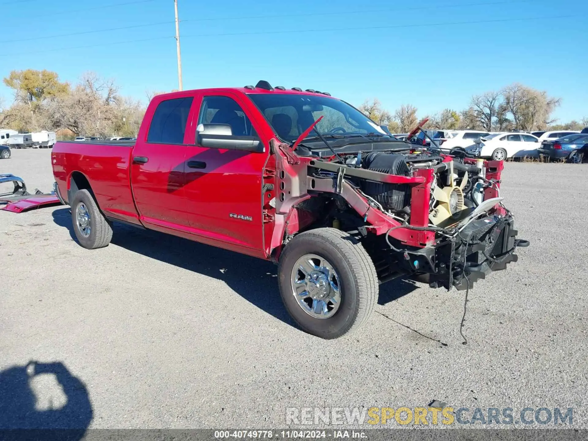 1 Photograph of a damaged car 3C63R3GLXMG686965 RAM 3500 2021