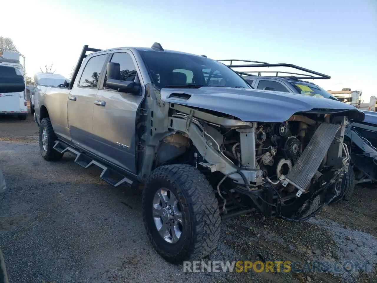 4 Photograph of a damaged car 3C63R3HL1MG537293 RAM 3500 2021