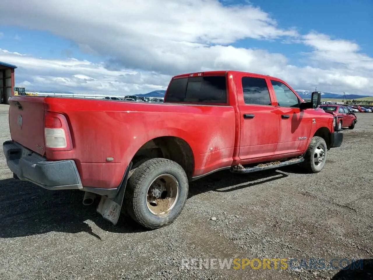 3 Photograph of a damaged car 3C63RRGL0MG565753 RAM 3500 2021