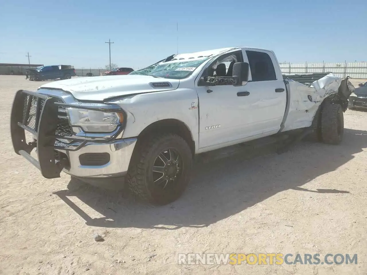 1 Photograph of a damaged car 3C63RRGL7MG588818 RAM 3500 2021