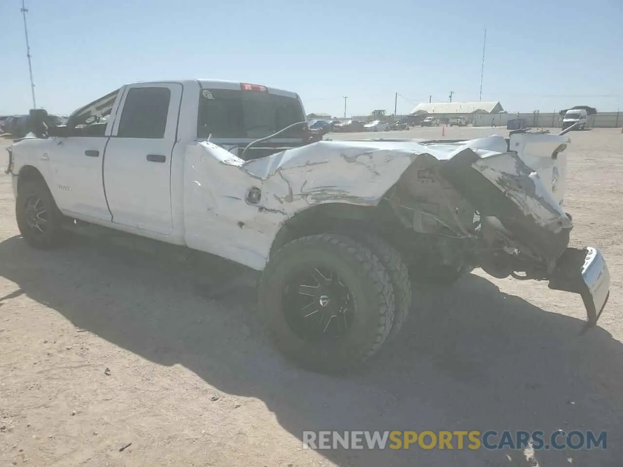 2 Photograph of a damaged car 3C63RRGL7MG588818 RAM 3500 2021
