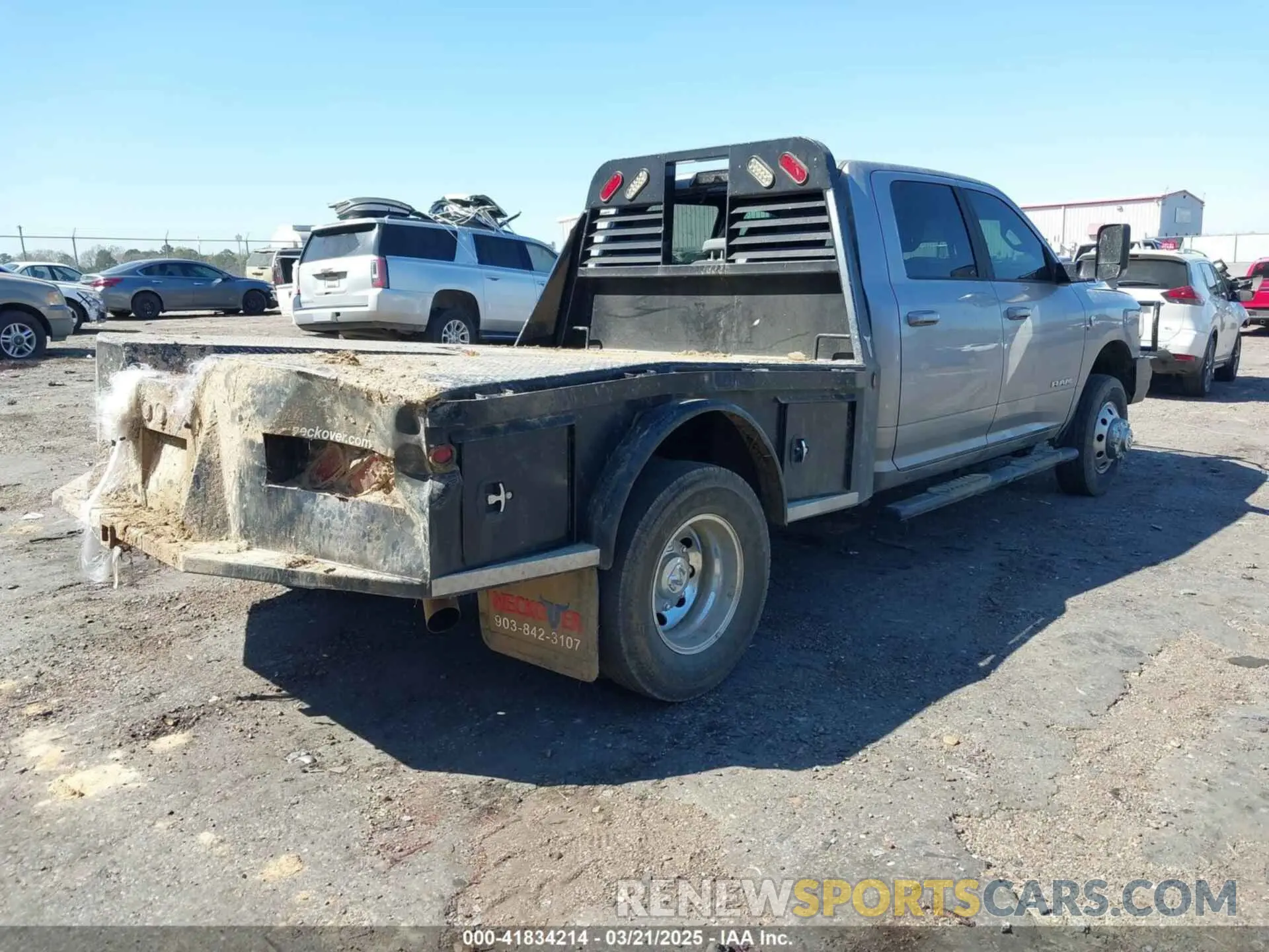4 Photograph of a damaged car 3C63RRHL4MG649587 RAM 3500 2021