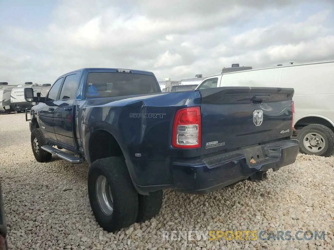 2 Photograph of a damaged car 3C63RRHL6MG550527 RAM 3500 2021