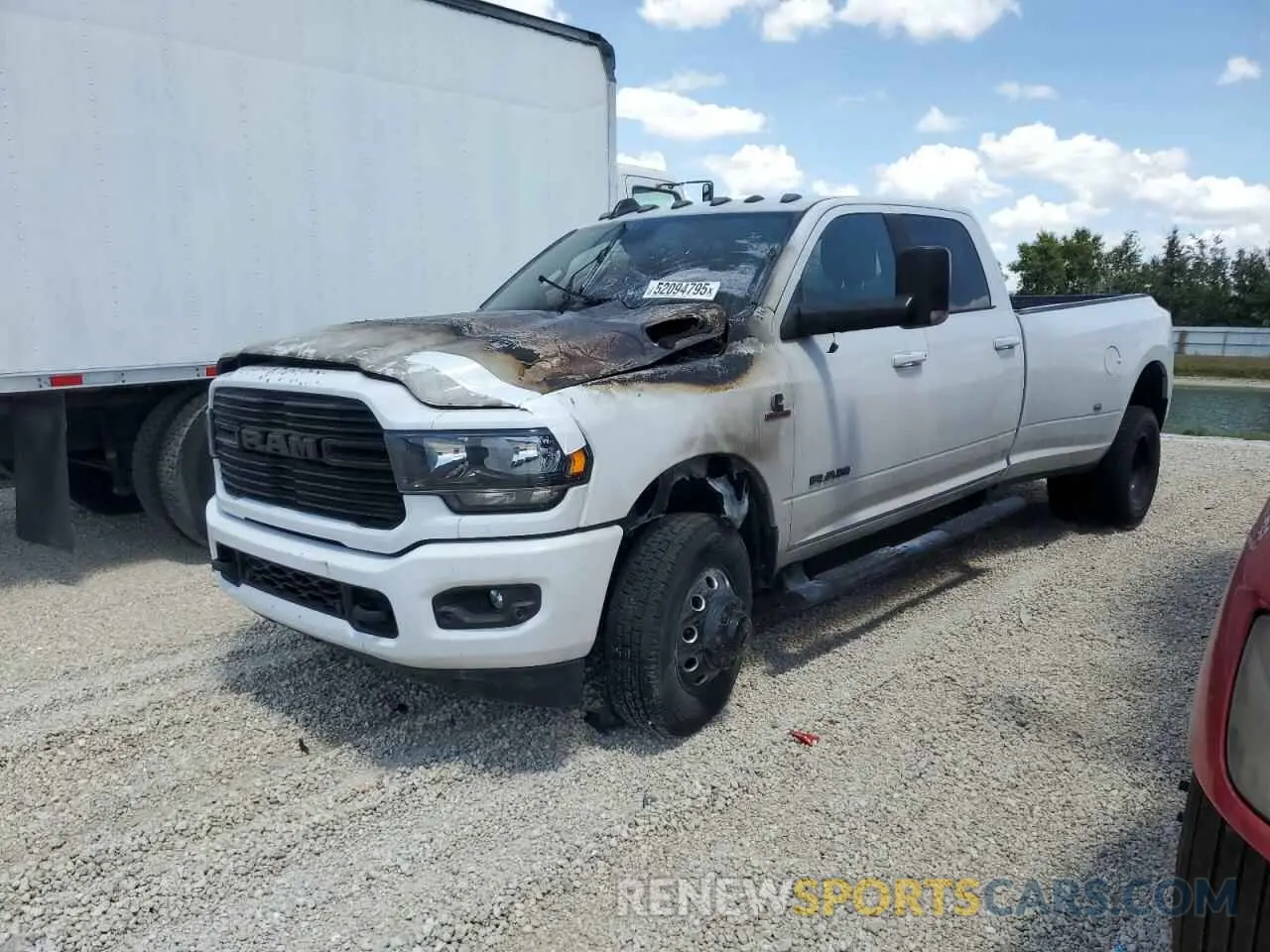 1 Photograph of a damaged car 3C63RRHL7MG688240 RAM 3500 2021