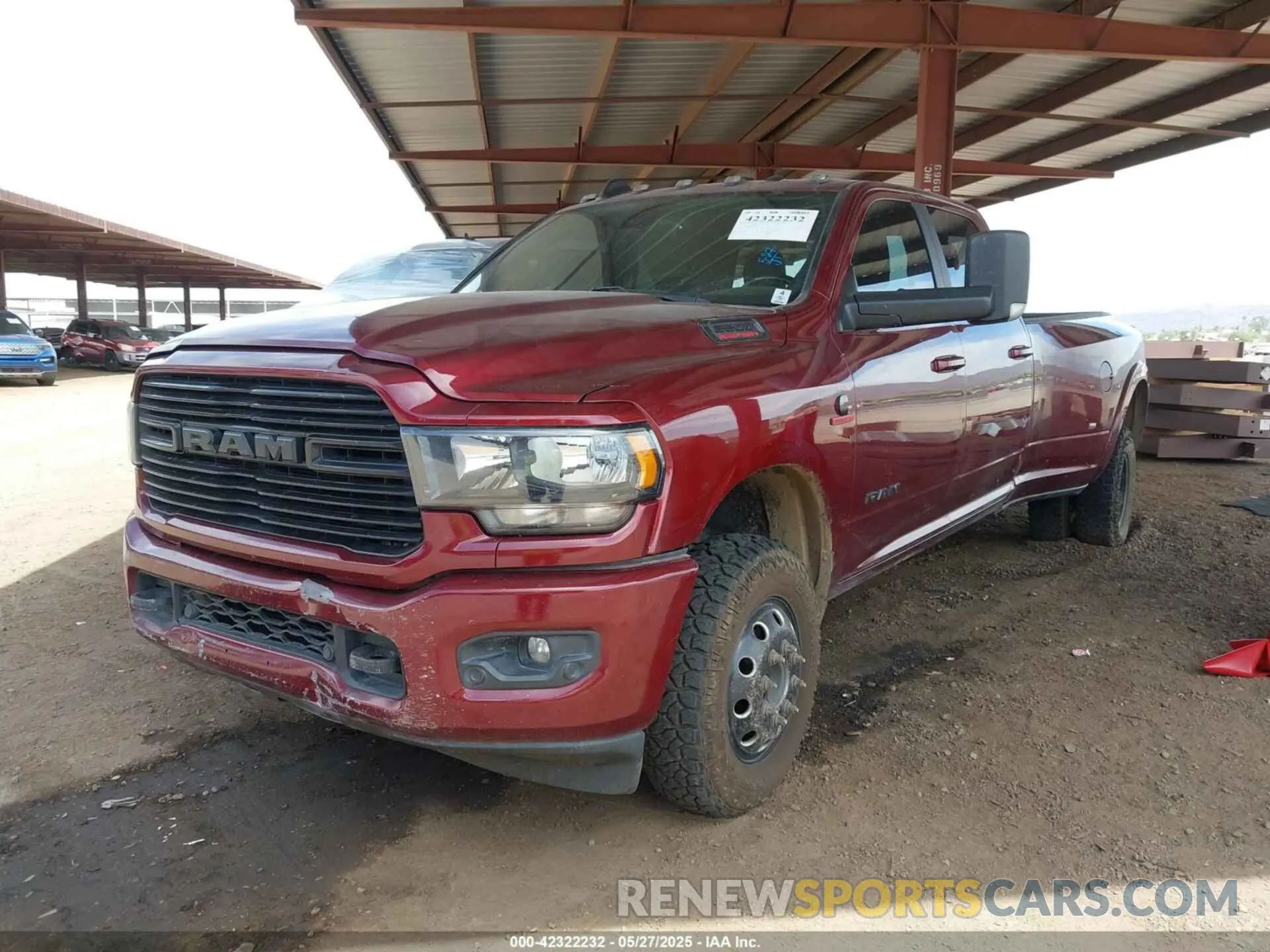 2 Photograph of a damaged car 3C63RRHLXMG550739 RAM 3500 2021