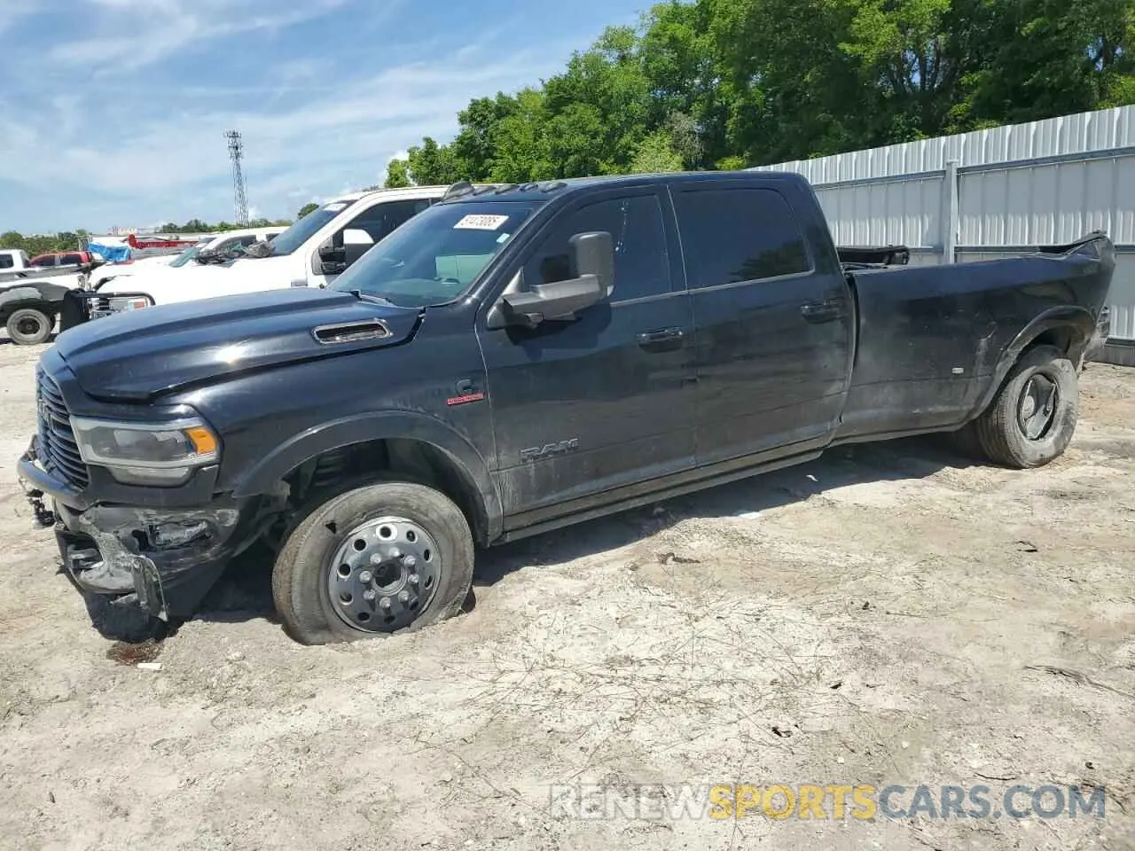 1 Photograph of a damaged car 3C63RRJL3MG576917 RAM 3500 2021