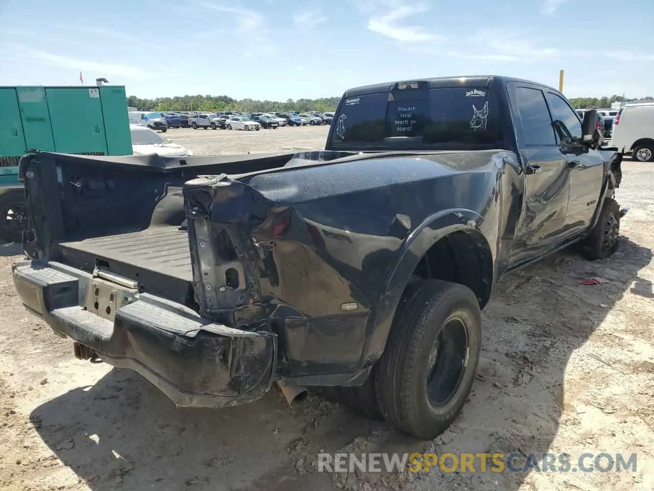 3 Photograph of a damaged car 3C63RRJL3MG576917 RAM 3500 2021