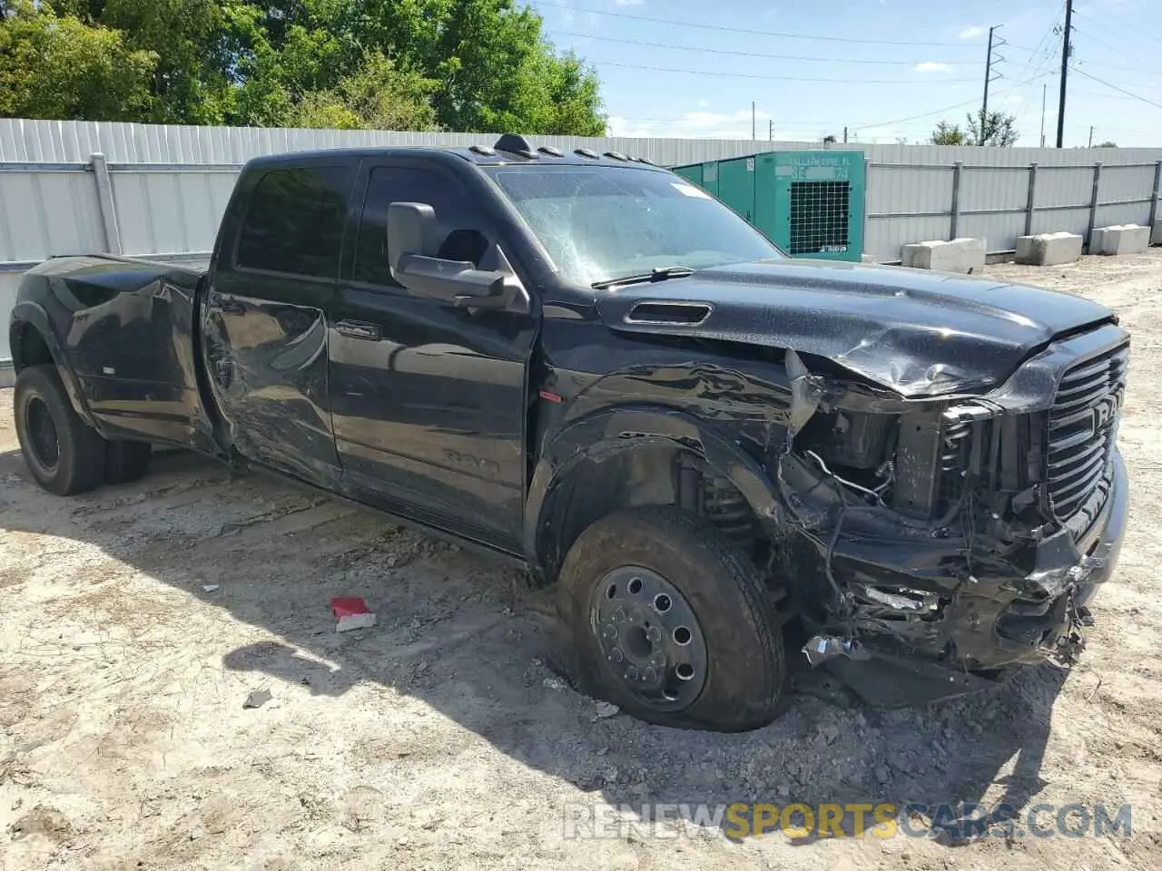 4 Photograph of a damaged car 3C63RRJL3MG576917 RAM 3500 2021