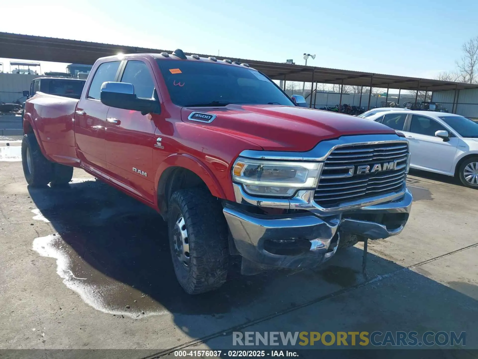 1 Photograph of a damaged car 3C63RRJL4MG618270 RAM 3500 2021