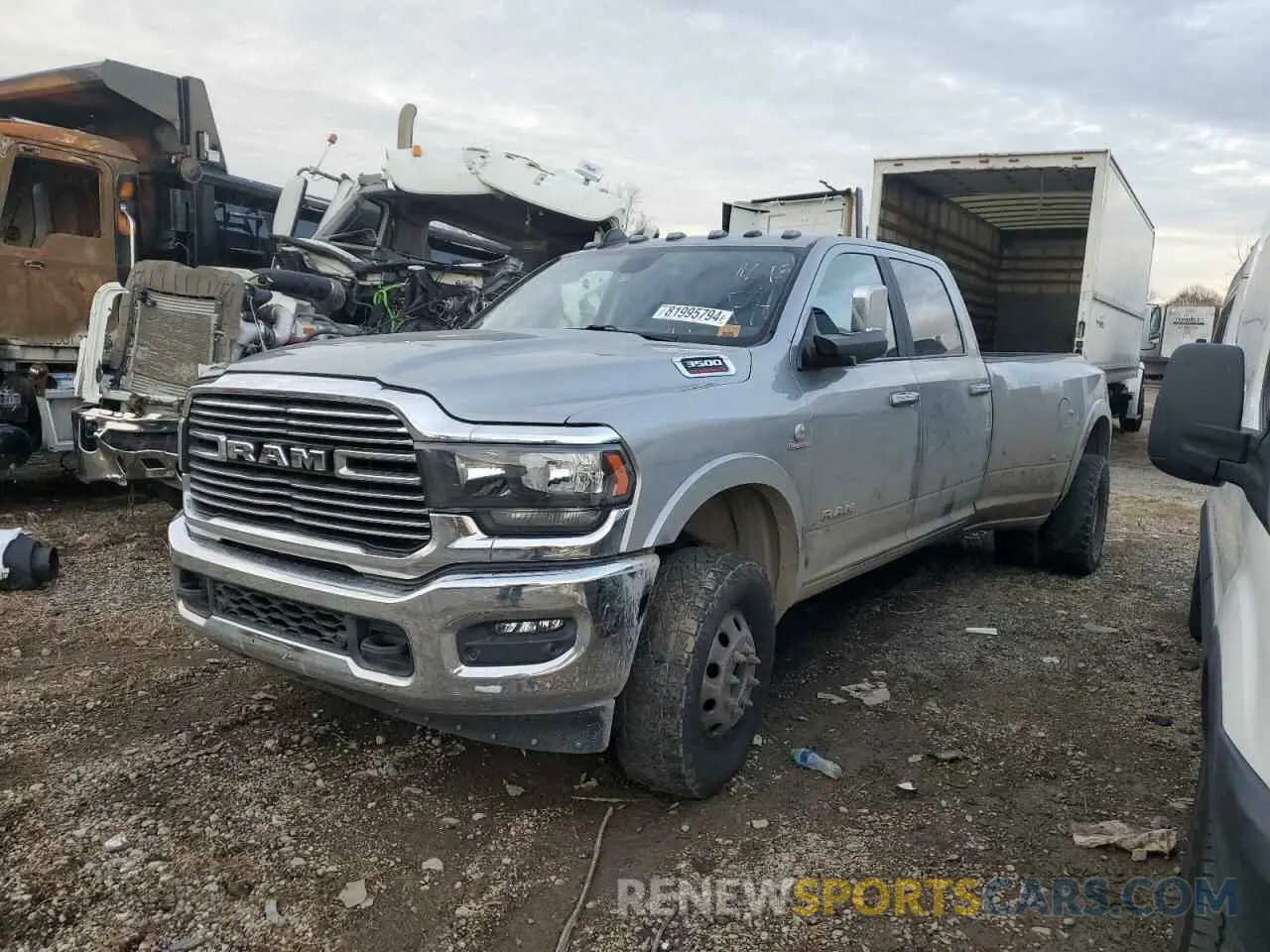 1 Photograph of a damaged car 3C63RRJL4MG689775 RAM 3500 2021