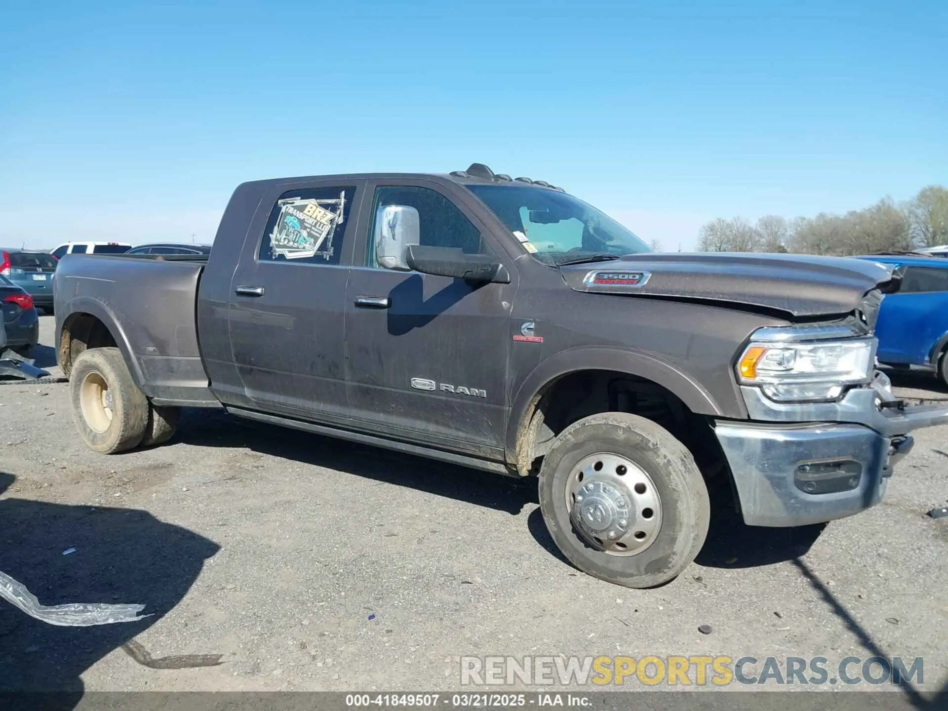 13 Photograph of a damaged car 3C63RRNL6MG602842 RAM 3500 2021