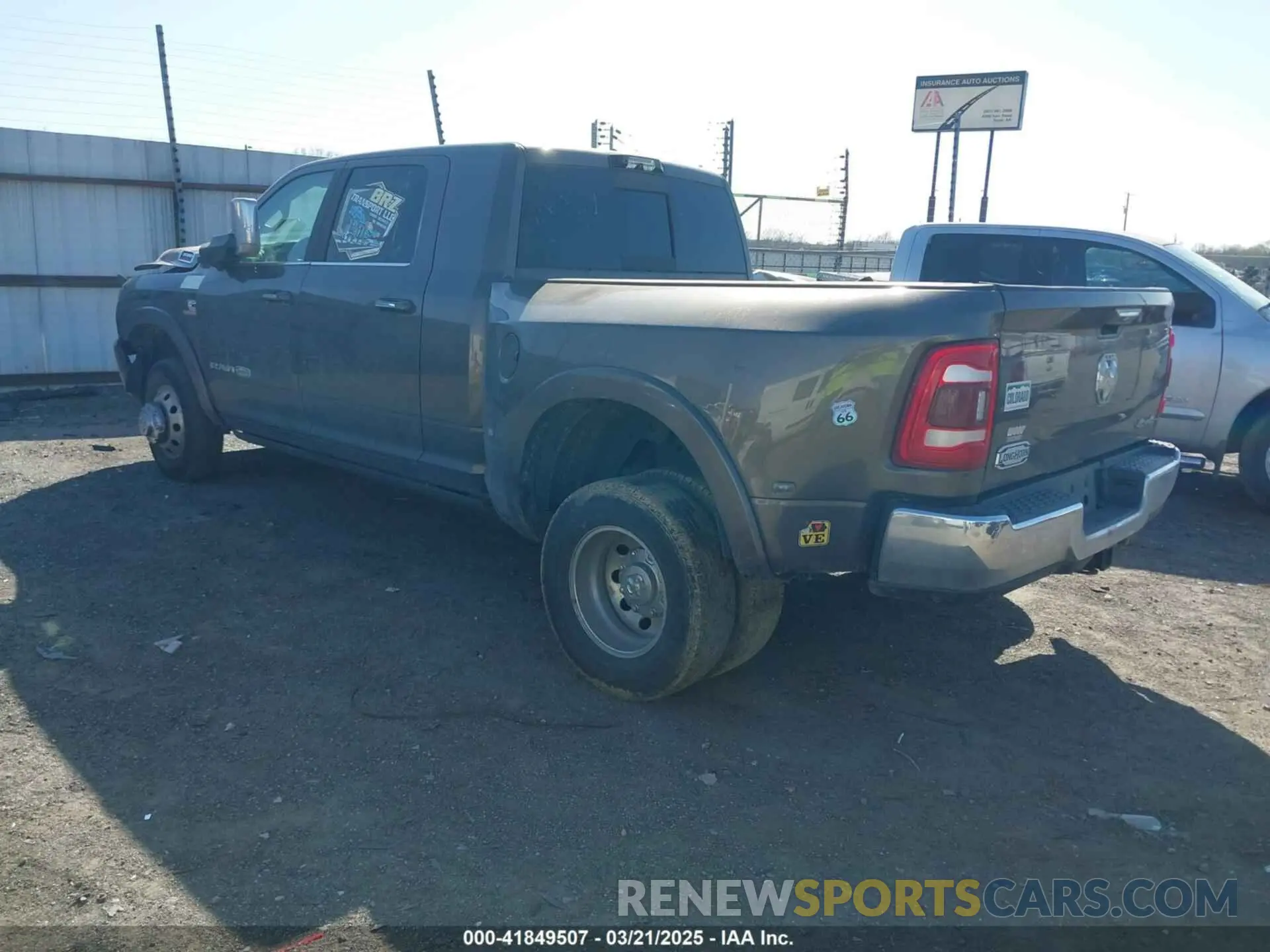 3 Photograph of a damaged car 3C63RRNL6MG602842 RAM 3500 2021