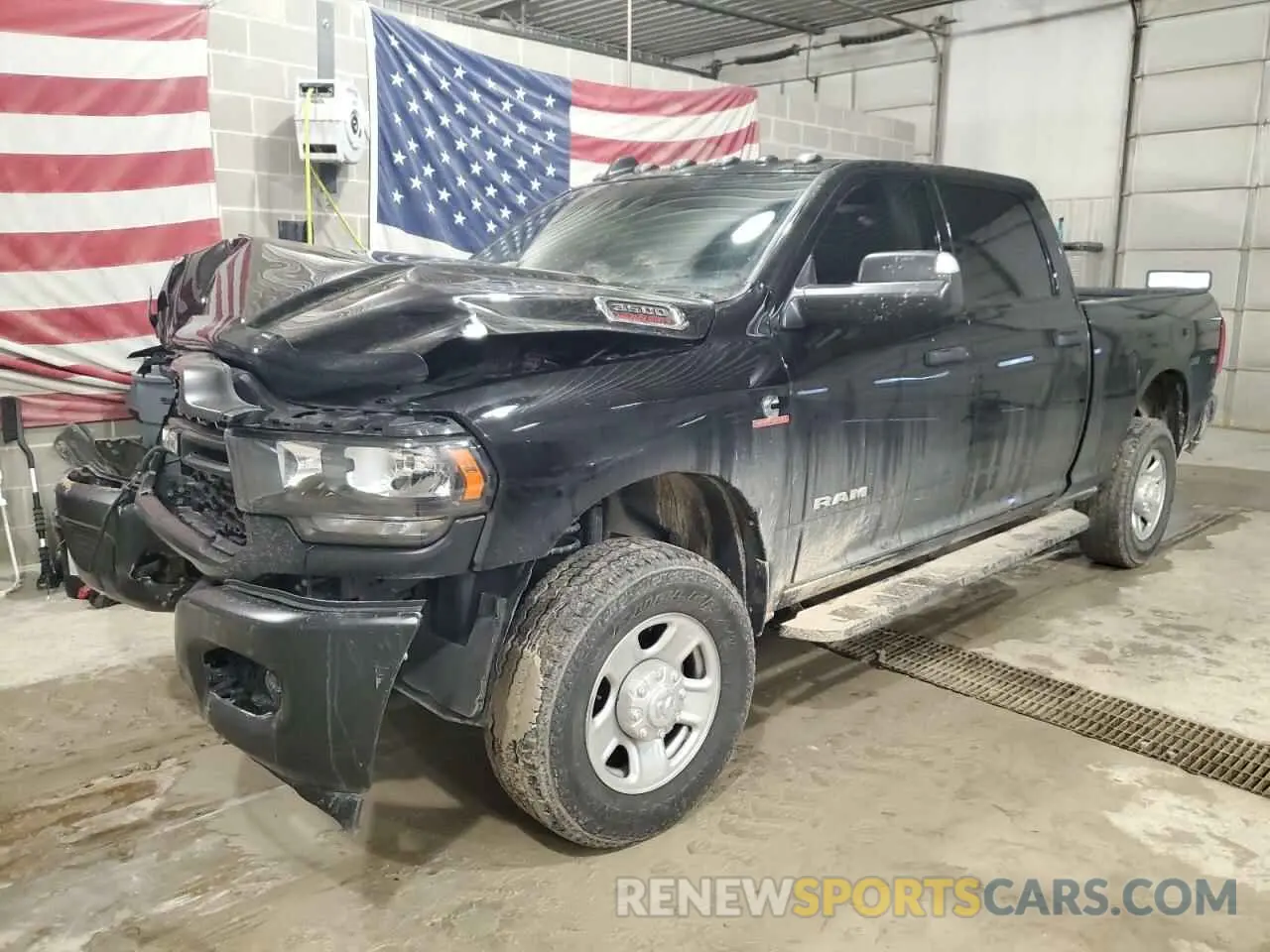 1 Photograph of a damaged car 3C63R3CL5NG267915 RAM 3500 2022