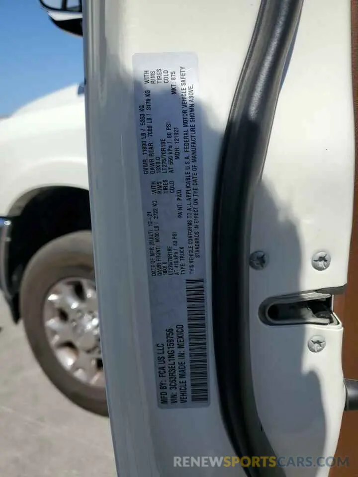 13 Photograph of a damaged car 3C63R3EL1NG159756 RAM 3500 2022