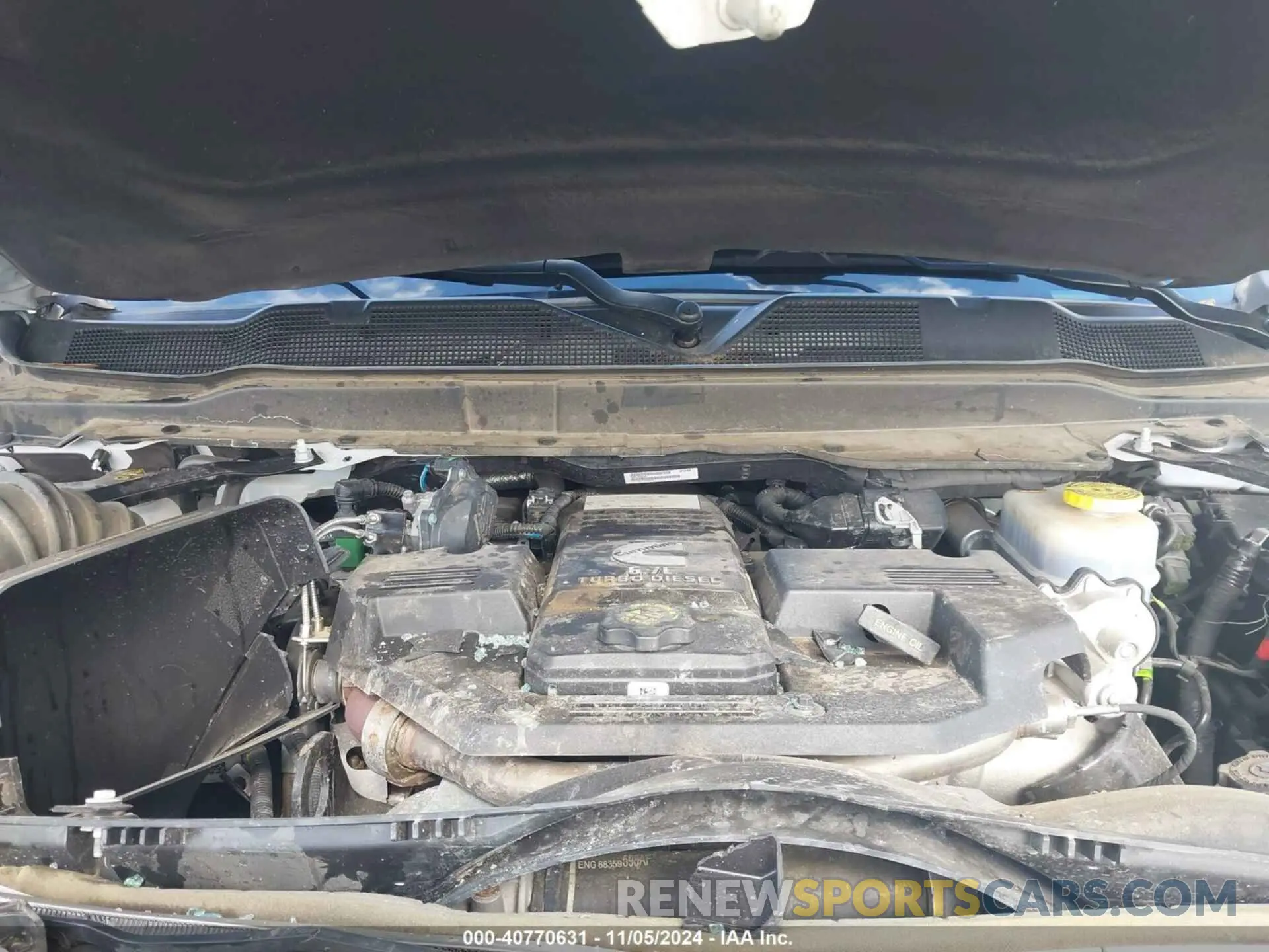 10 Photograph of a damaged car 3C63R3EL3NG353074 RAM 3500 2022