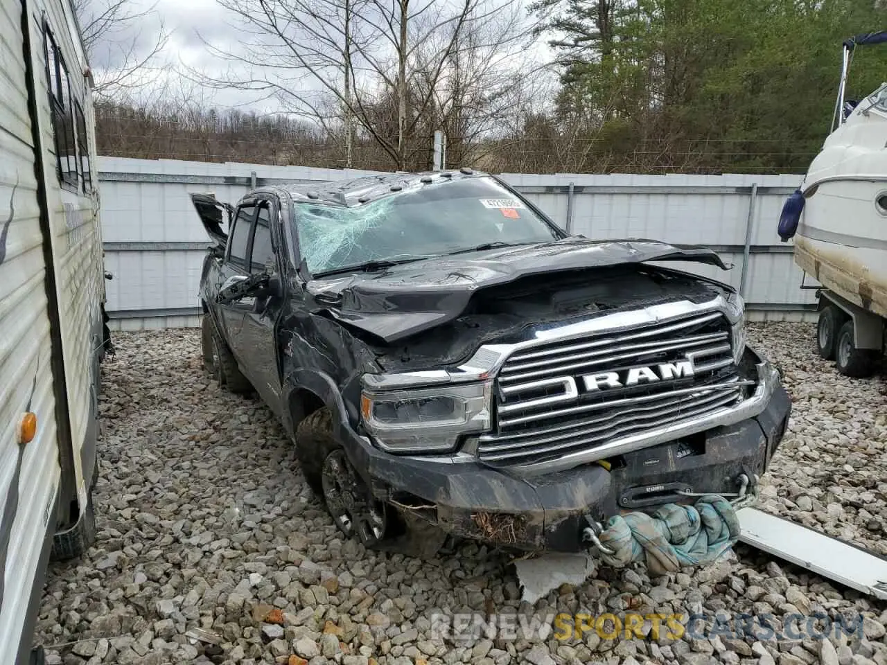 4 Photograph of a damaged car 3C63R3EL8NG287203 RAM 3500 2022