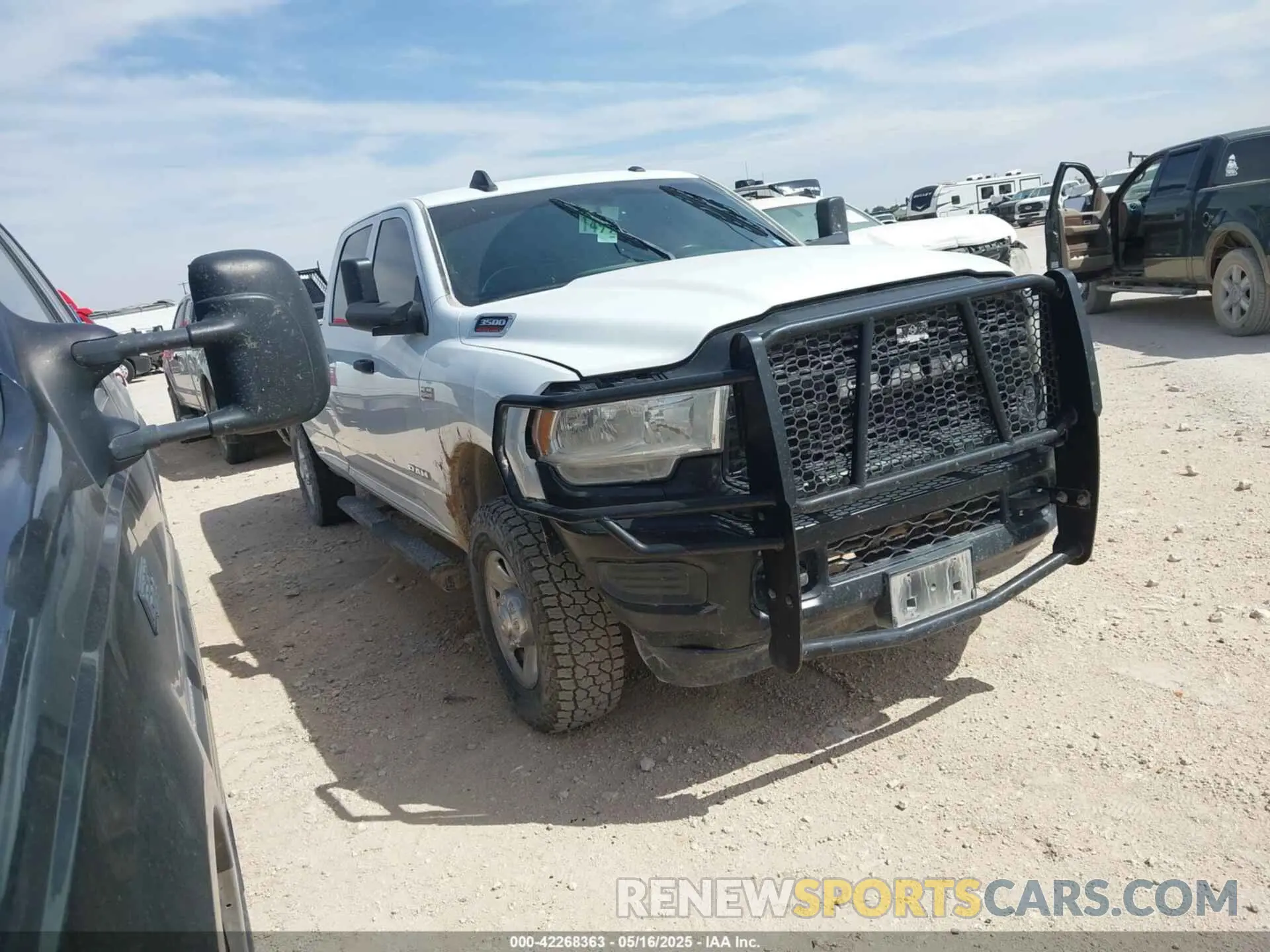 1 Photograph of a damaged car 3C63R3GJ8NG238708 RAM 3500 2022