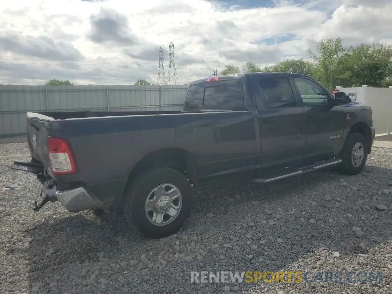 3 Photograph of a damaged car 3C63R3GL7NG396989 RAM 3500 2022