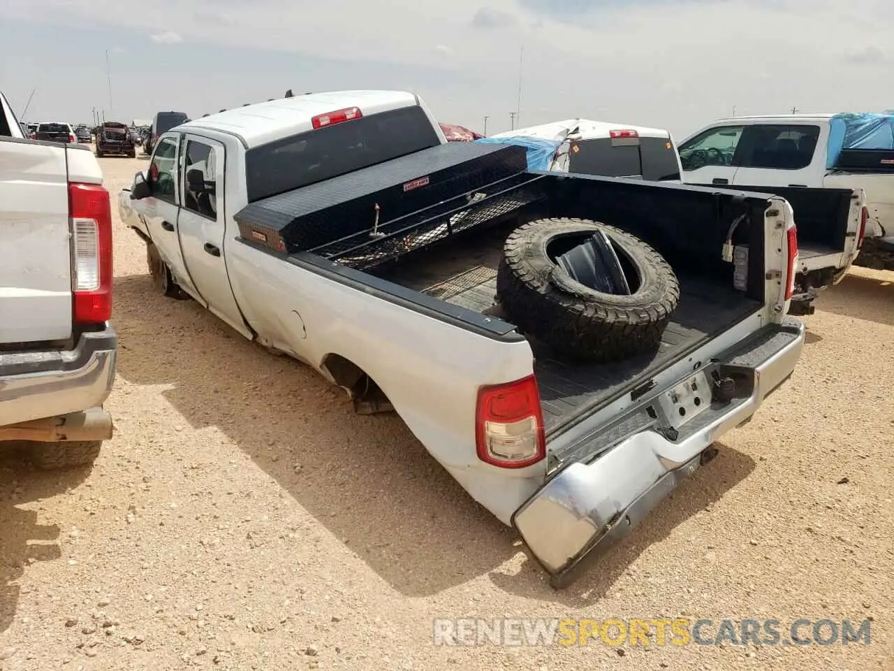 2 Photograph of a damaged car 3C63R3GL8NG343931 RAM 3500 2022