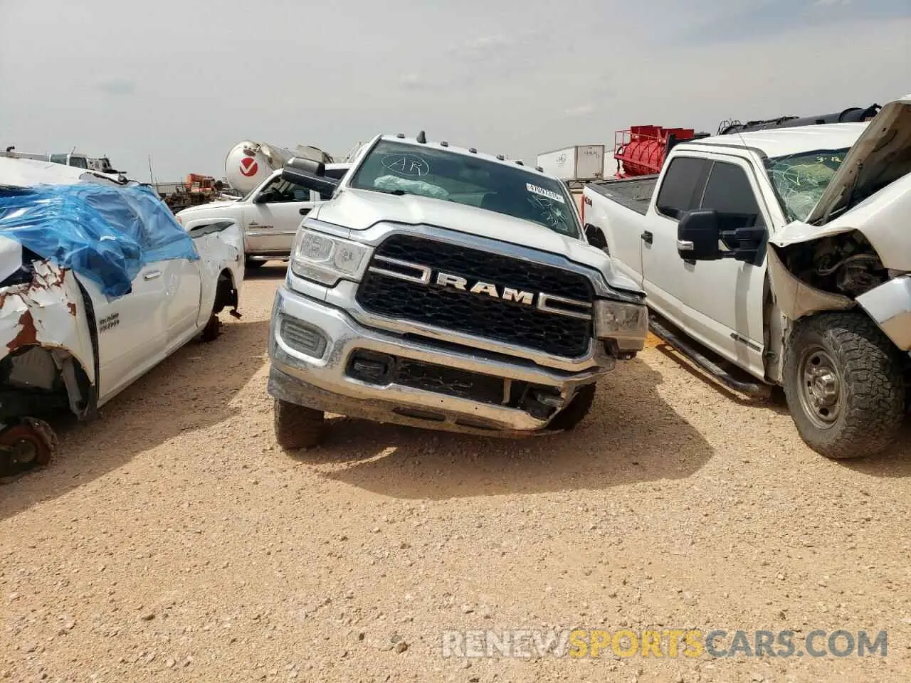 5 Photograph of a damaged car 3C63R3GL8NG343931 RAM 3500 2022