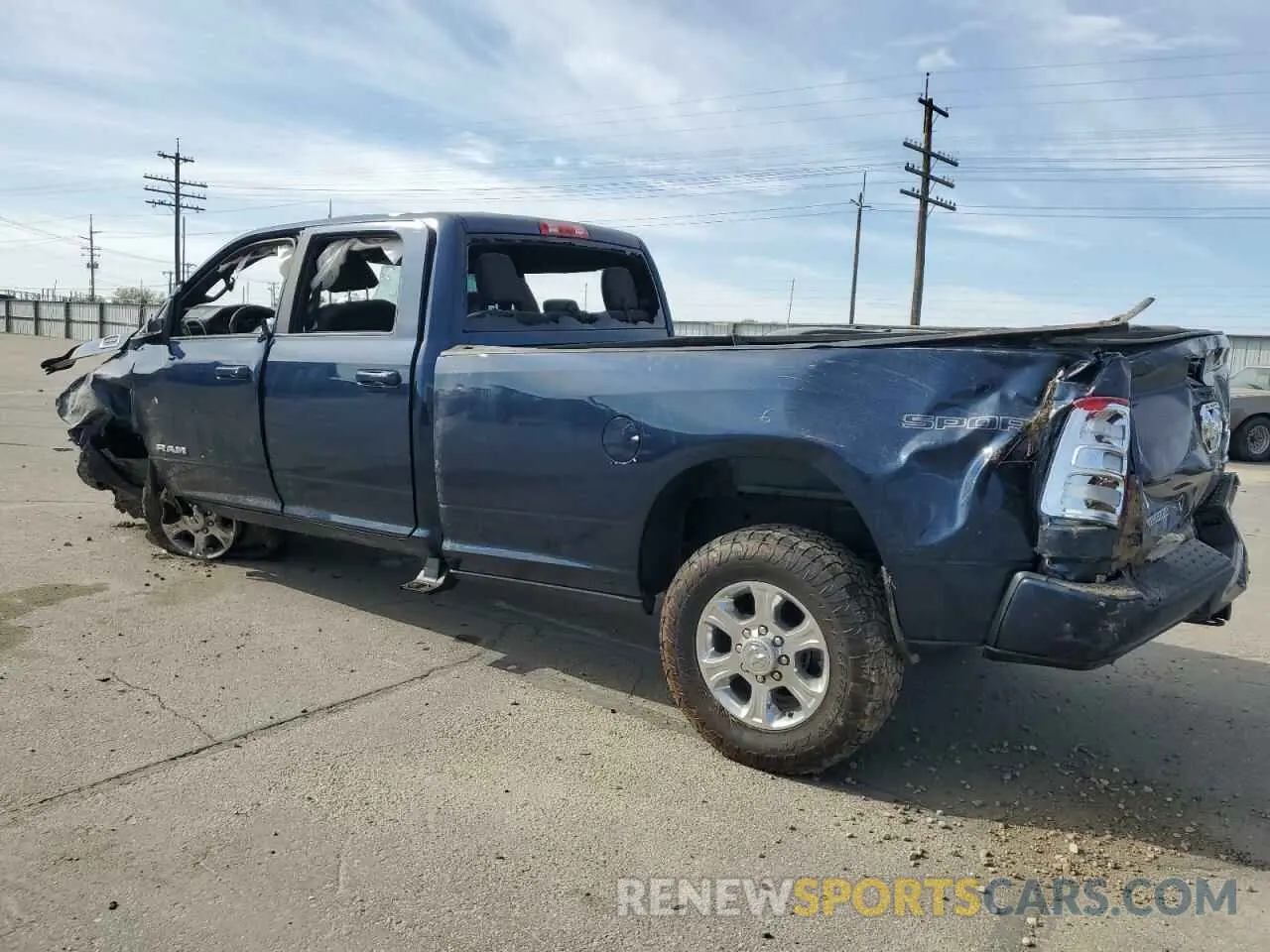 2 Photograph of a damaged car 3C63R3HL5NG151624 RAM 3500 2022
