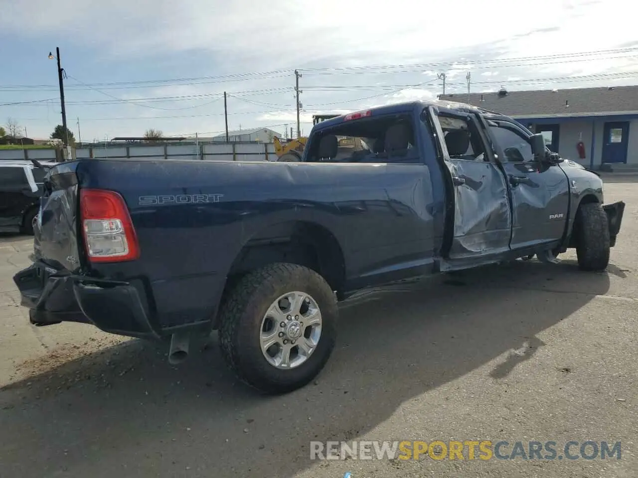 3 Photograph of a damaged car 3C63R3HL5NG151624 RAM 3500 2022