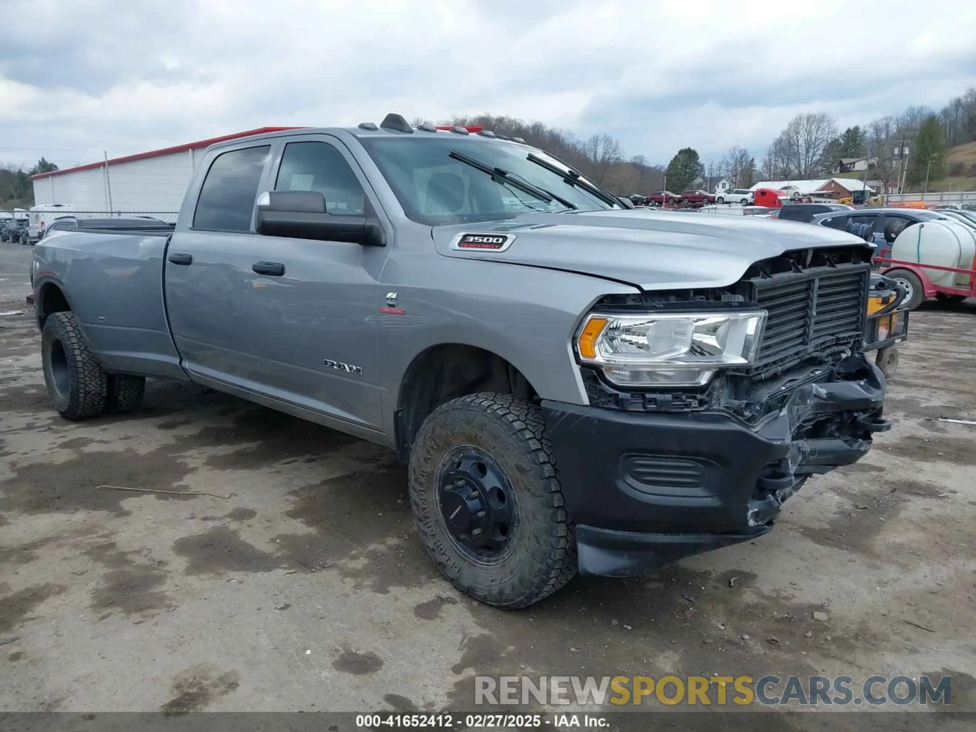 1 Photograph of a damaged car 3C63RRGL0NG114484 RAM 3500 2022