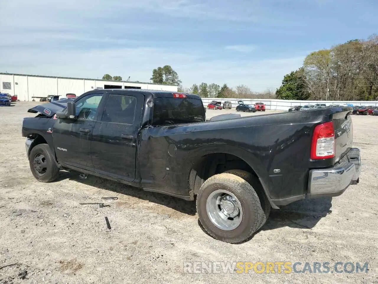 2 Photograph of a damaged car 3C63RRGL2NG293403 RAM 3500 2022