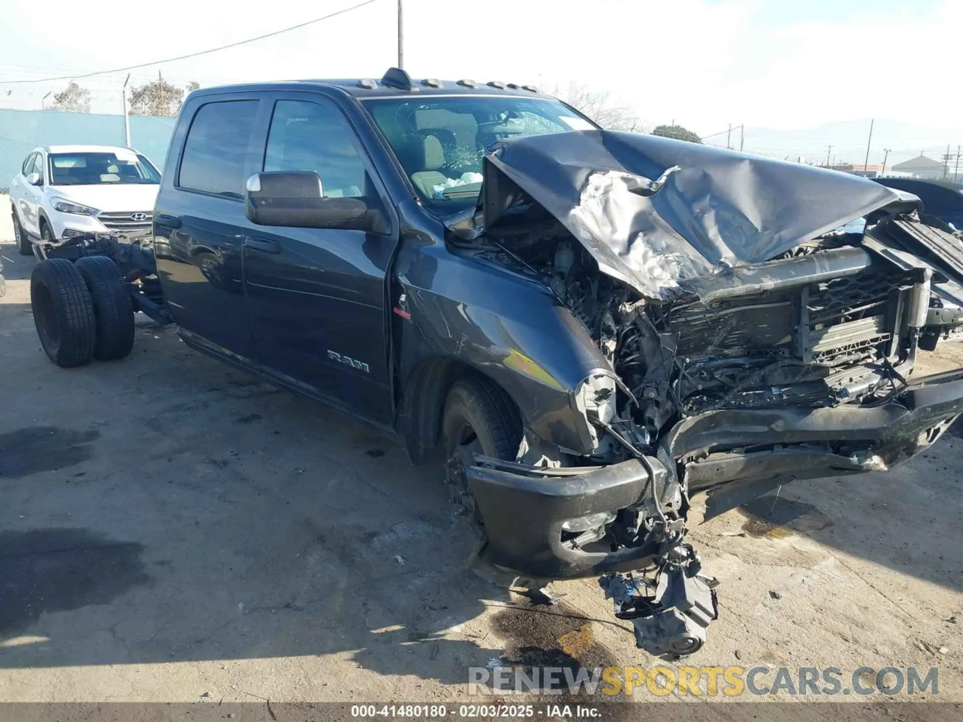 1 Photograph of a damaged car 3C63RRGL6NG316195 RAM 3500 2022