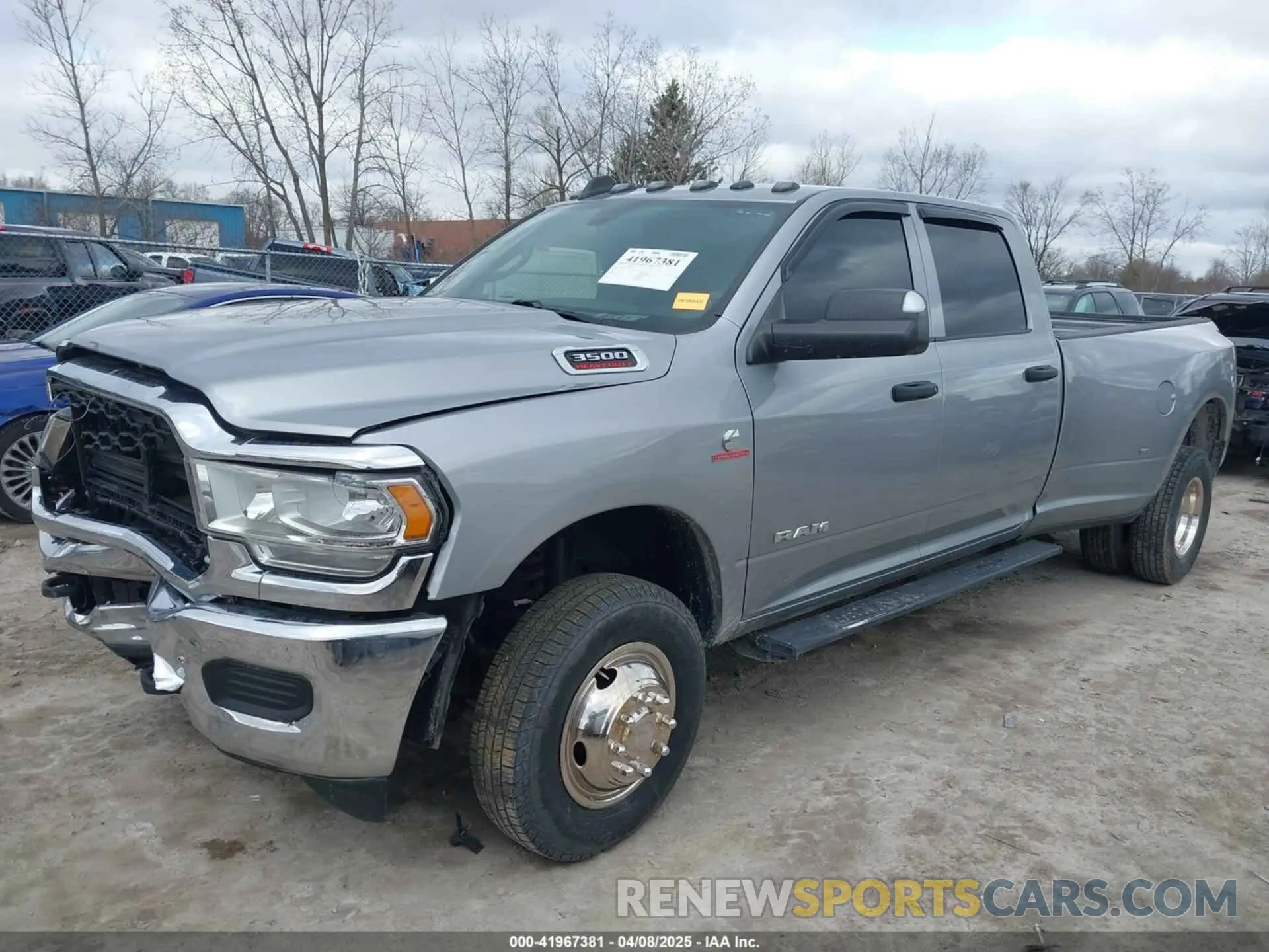 2 Photograph of a damaged car 3C63RRGLXNG136010 RAM 3500 2022