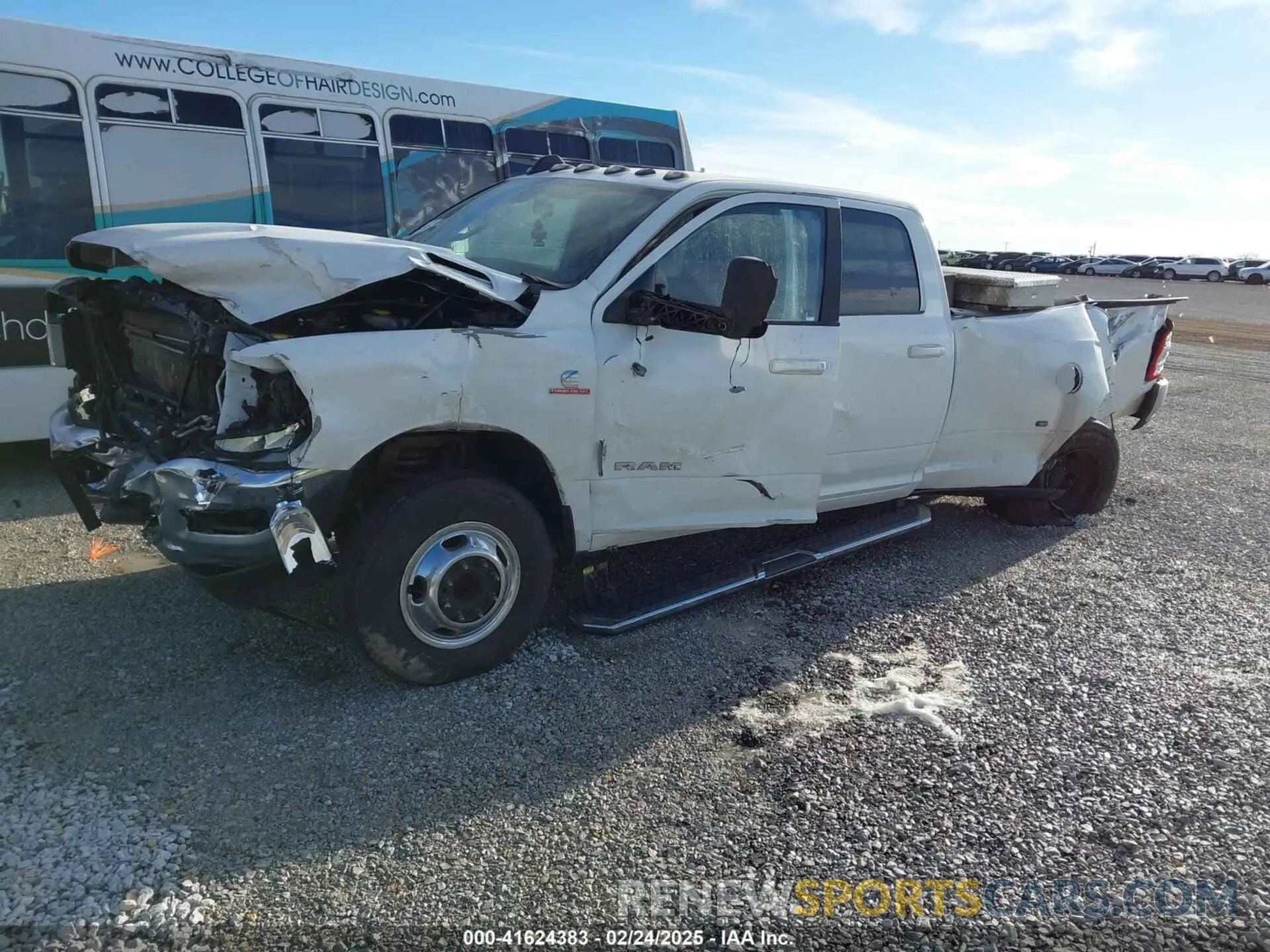 2 Photograph of a damaged car 3C63RRHL0NG302761 RAM 3500 2022
