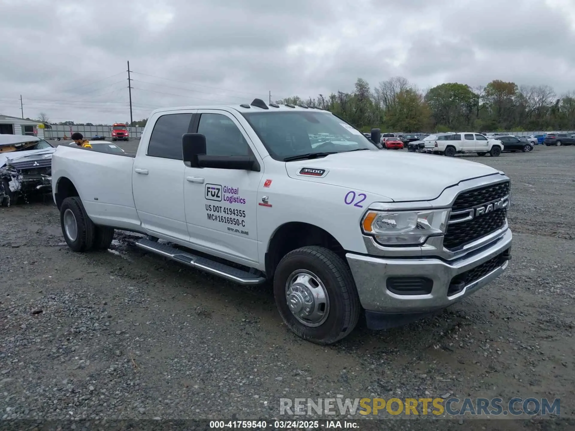 1 Photograph of a damaged car 3C63RRHL6NG302814 RAM 3500 2022