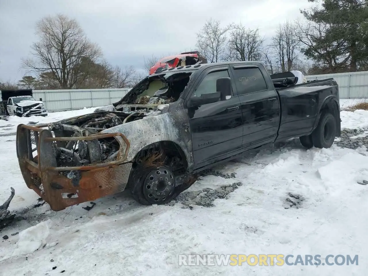 1 Photograph of a damaged car 3C63RRRL7NG267408 RAM 3500 2022