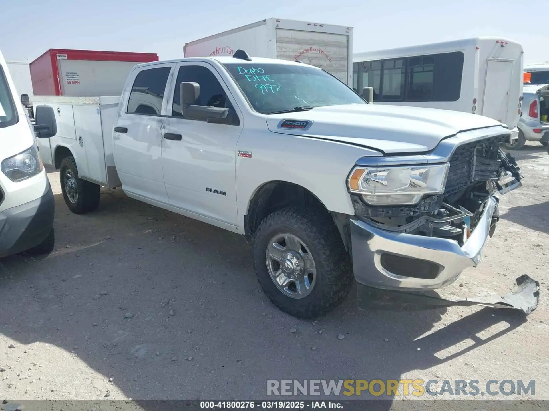 1 Photograph of a damaged car 3C7WR3GJXNG226441 RAM 3500 2022