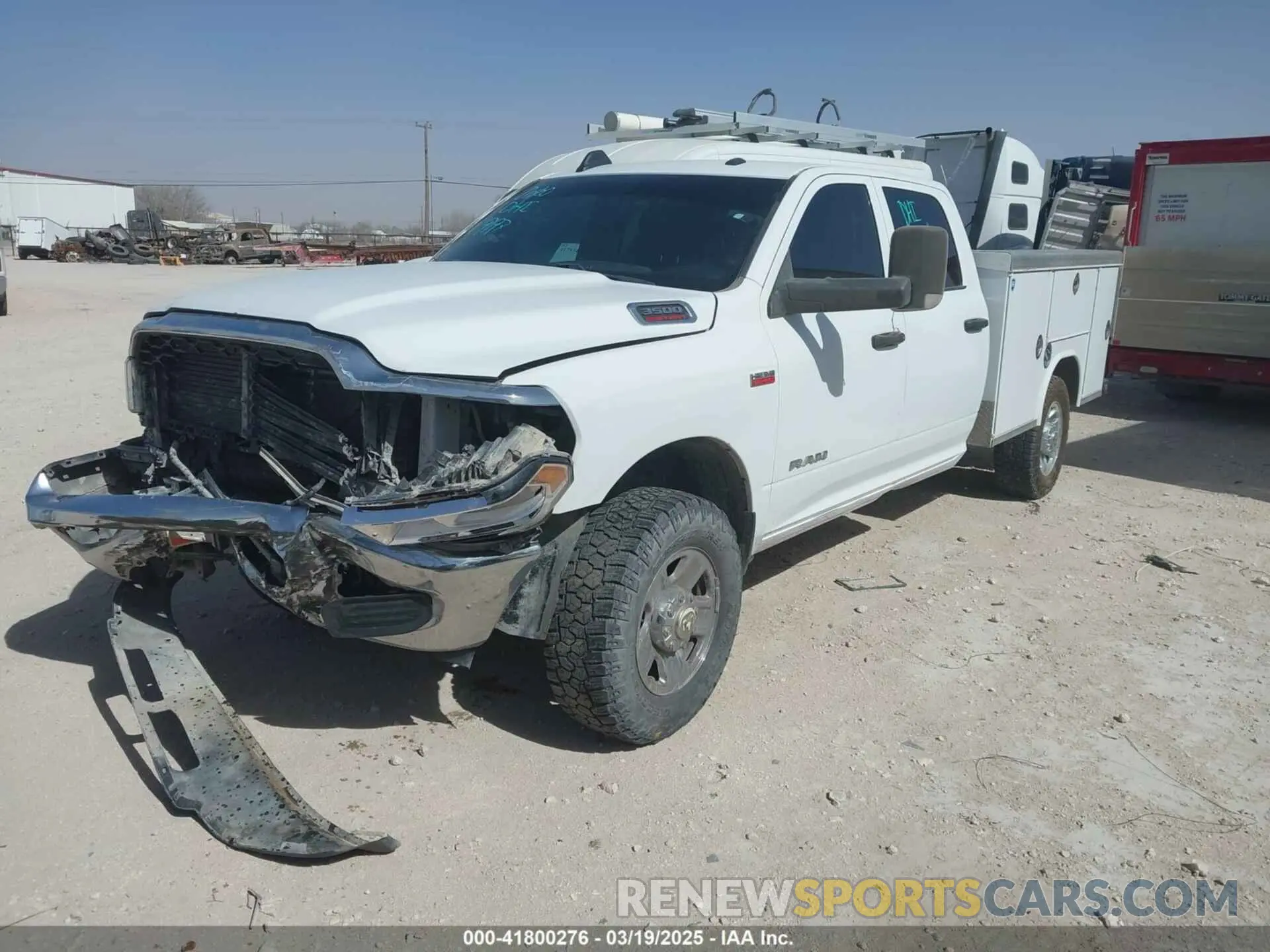 2 Photograph of a damaged car 3C7WR3GJXNG226441 RAM 3500 2022