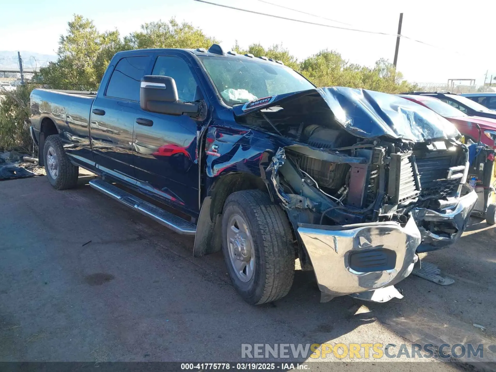 1 Photograph of a damaged car 3C63R2GL3PG533536 RAM 3500 2023