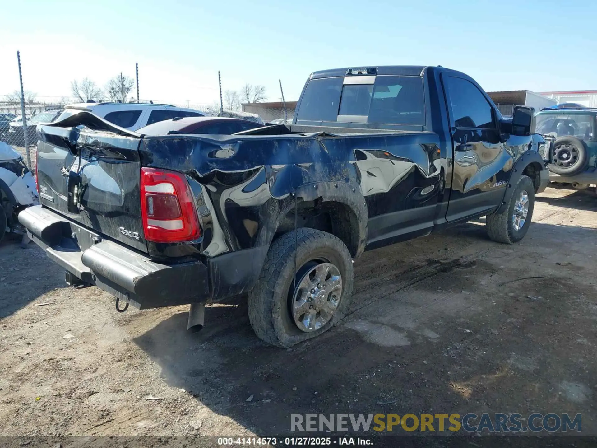 4 Photograph of a damaged car 3C63R3BJ8PG608369 RAM 3500 2023