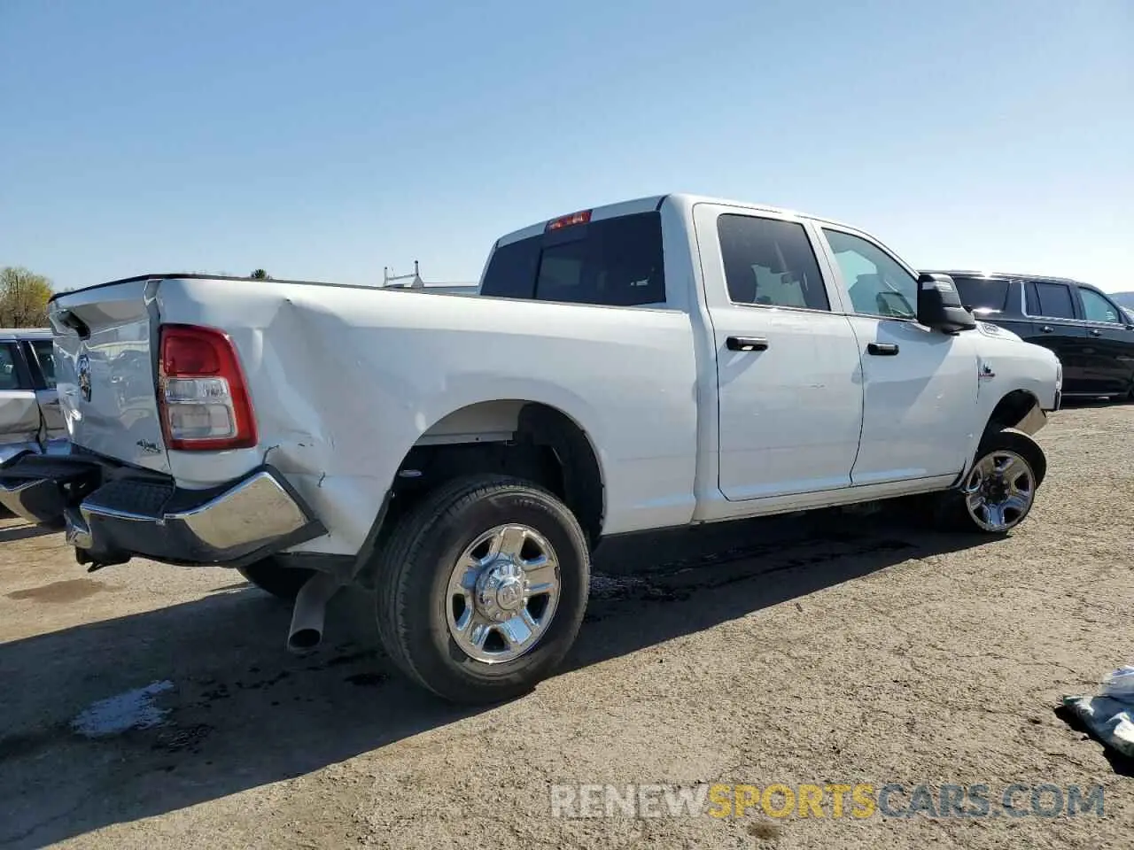 3 Photograph of a damaged car 3C63R3CL1PG648115 RAM 3500 2023