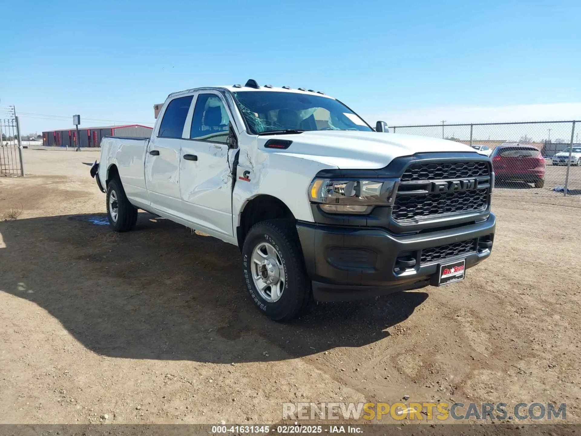 1 Photograph of a damaged car 3C63R3GL1PG630188 RAM 3500 2023