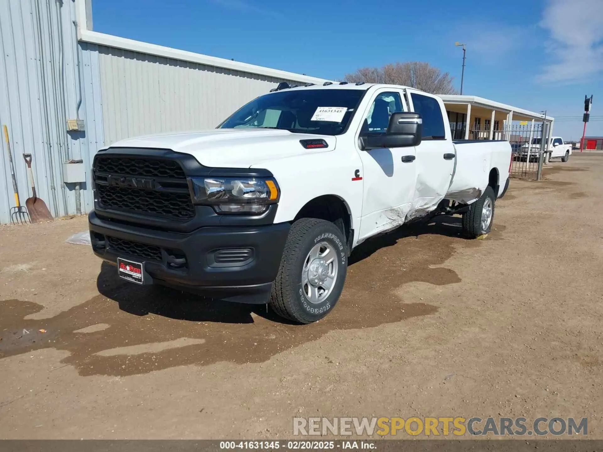 2 Photograph of a damaged car 3C63R3GL1PG630188 RAM 3500 2023