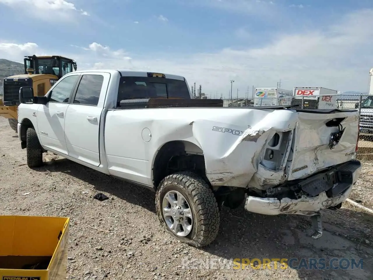 2 Photograph of a damaged car 3C63R3HL0PG660488 RAM 3500 2023