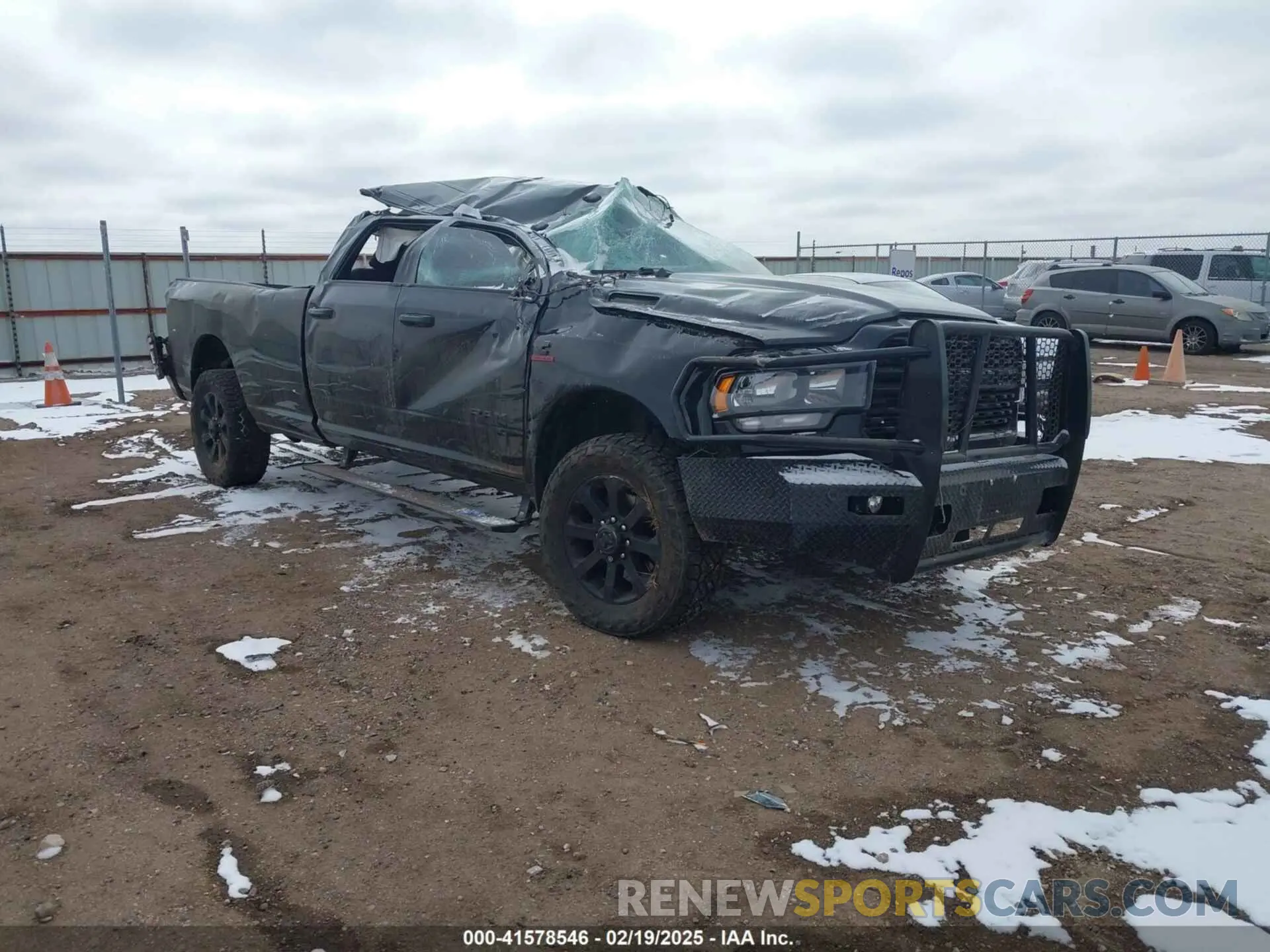 2 Photograph of a damaged car 3C63R3HL7PG512905 RAM 3500 2023