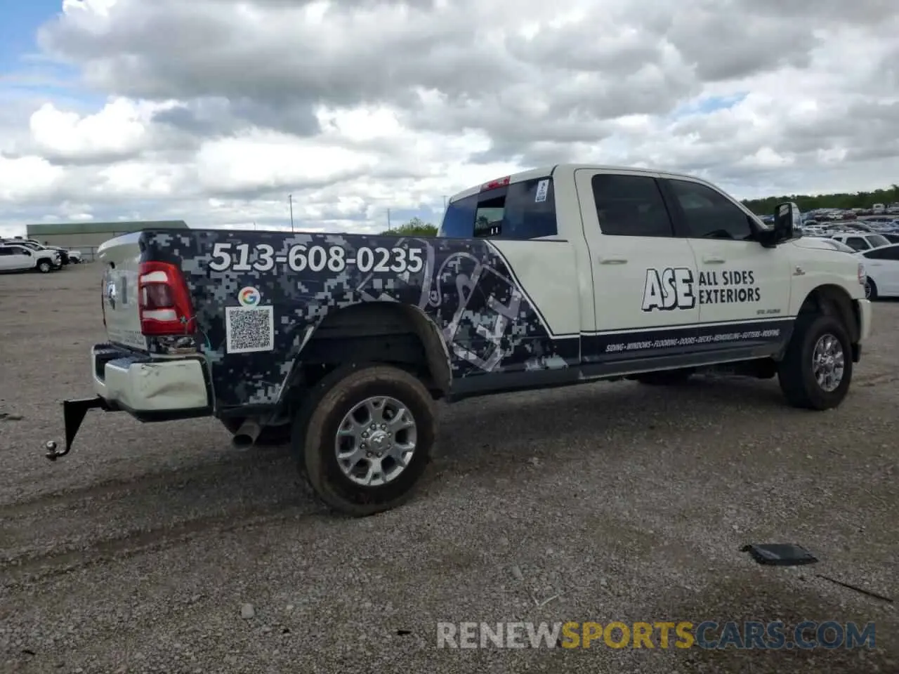 3 Photograph of a damaged car 3C63R3JL7PG644055 RAM 3500 2023