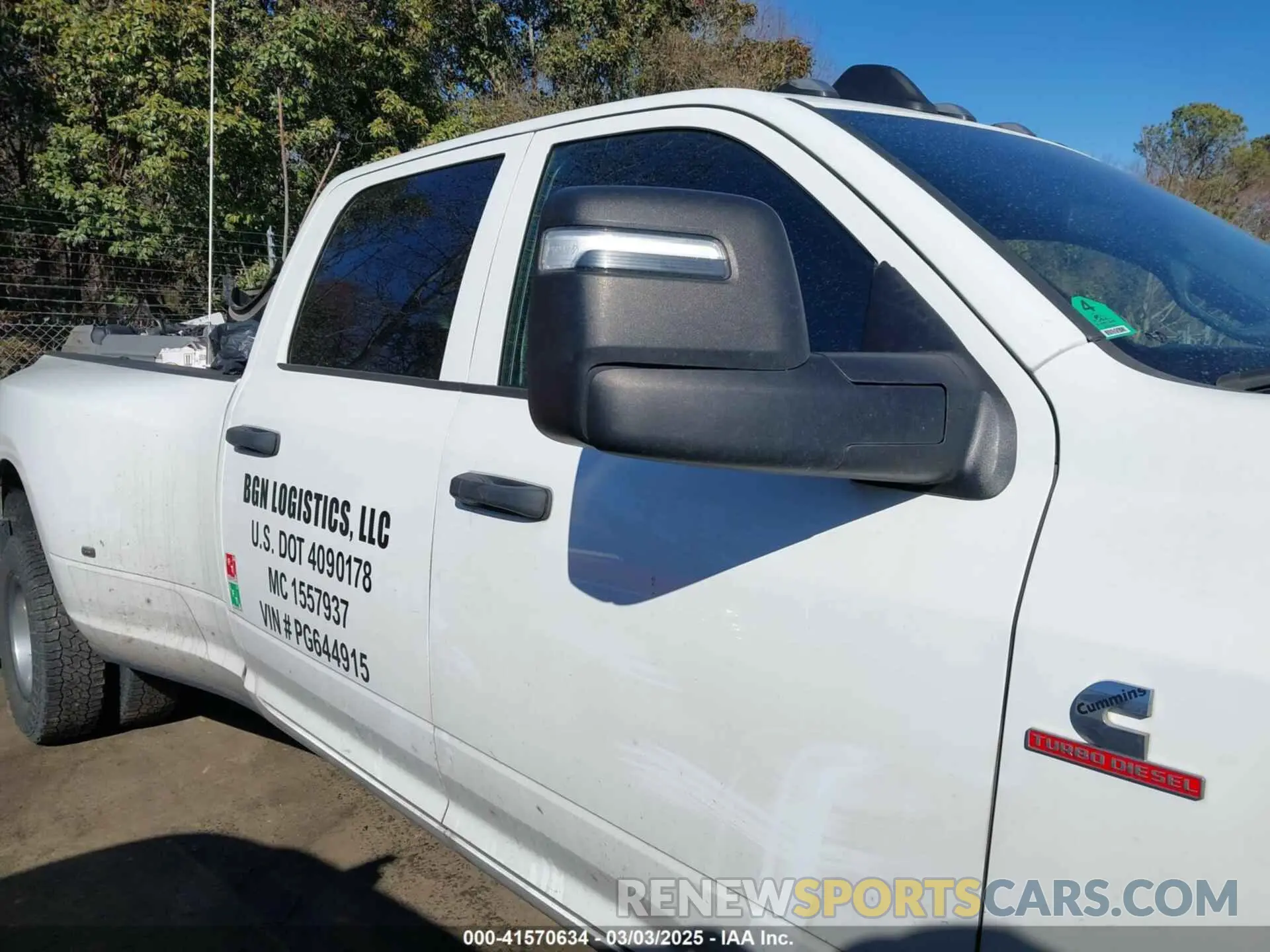 13 Photograph of a damaged car 3C63RRGL6PG644915 RAM 3500 2023