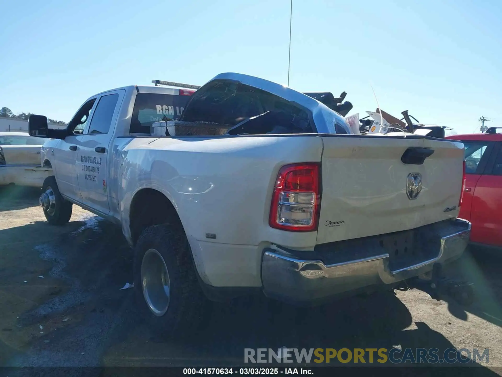 3 Photograph of a damaged car 3C63RRGL6PG644915 RAM 3500 2023