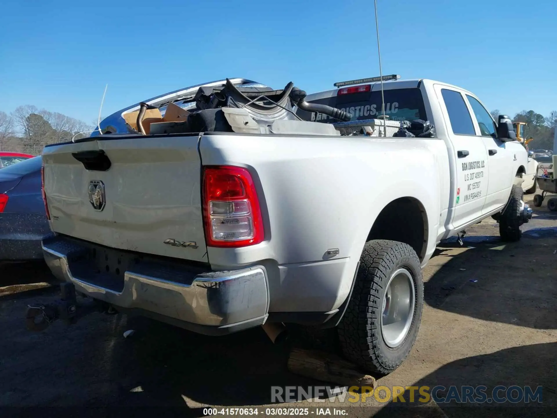 4 Photograph of a damaged car 3C63RRGL6PG644915 RAM 3500 2023