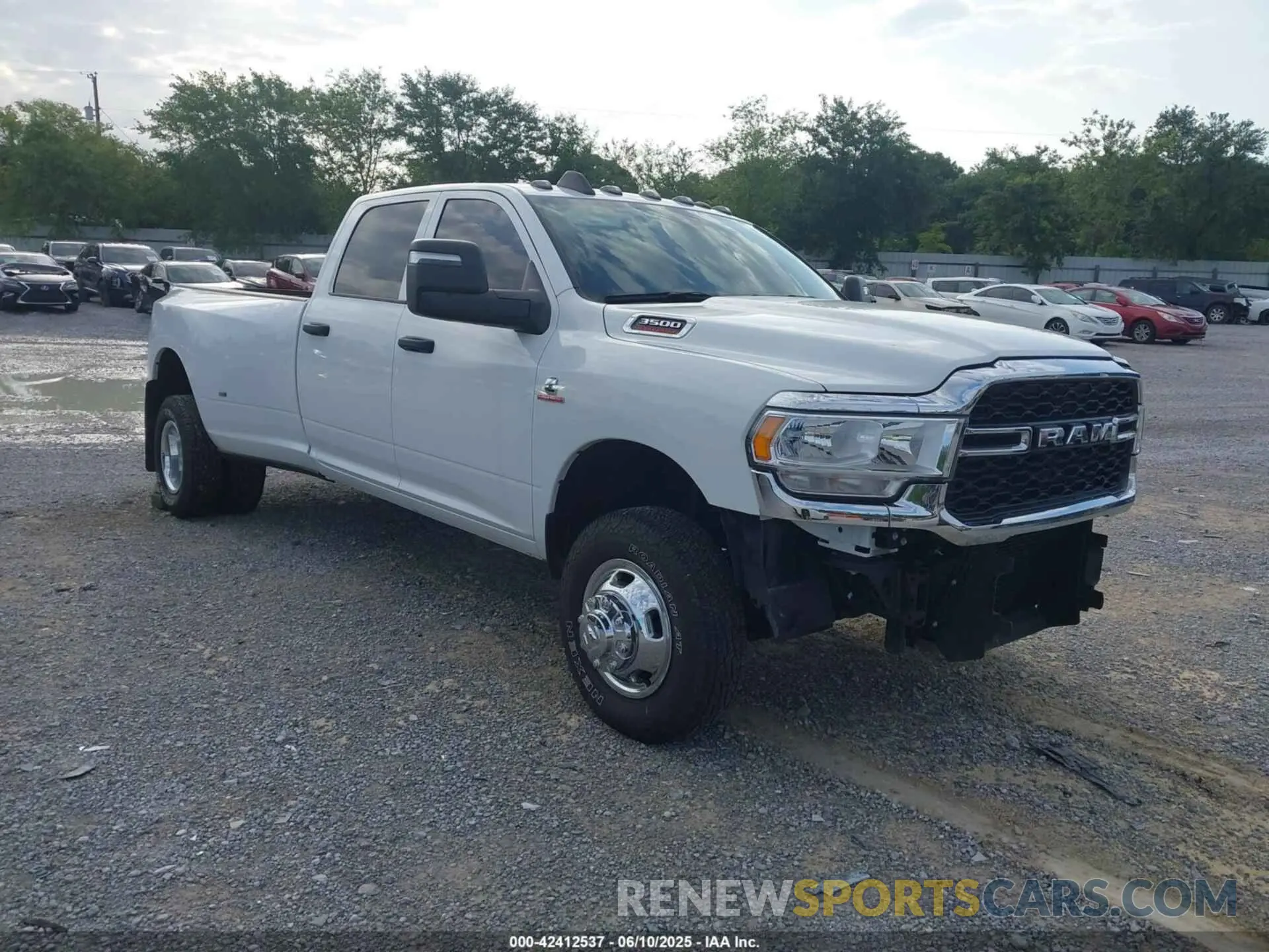 1 Photograph of a damaged car 3C63RRGL9PG623637 RAM 3500 2023
